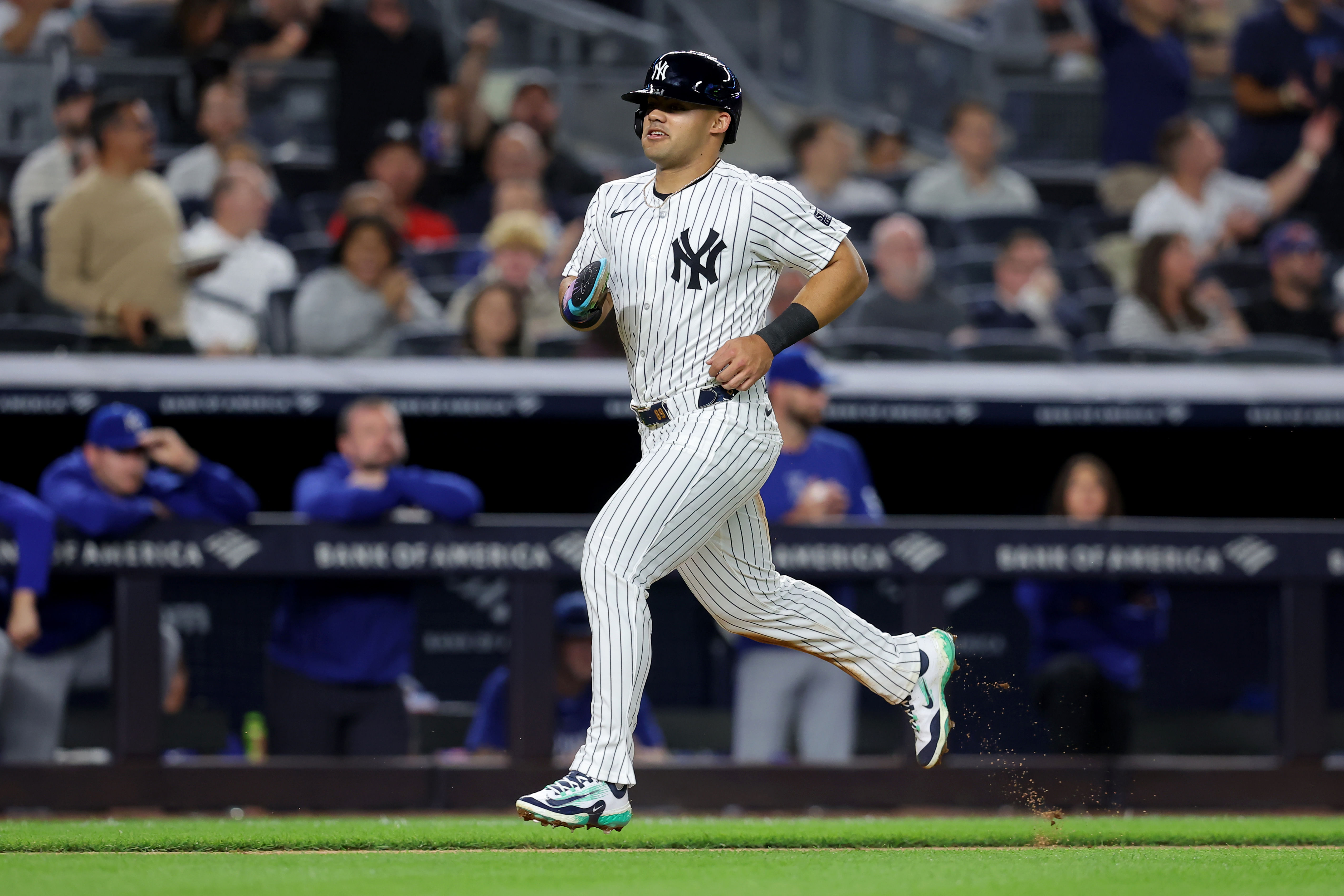 Jasson Dominguez was called up by the Yankees earlier this month (Image Credit: IMAGN)